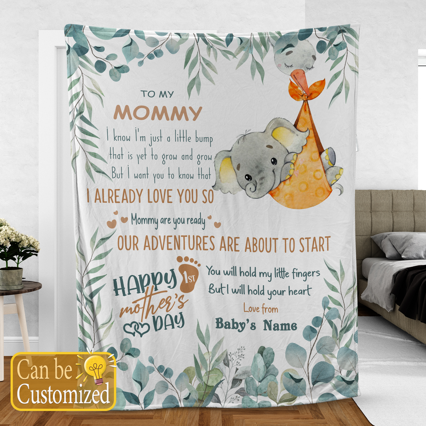 KZW031 First Mother's Day Blanket Gifts For Mother's Day