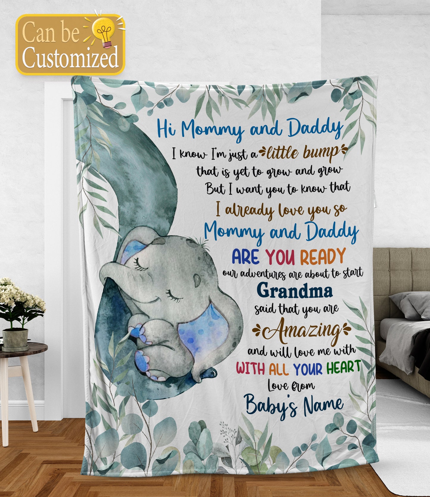 KZW040 First Mother's Day Blanket Gifts For Mother's Day