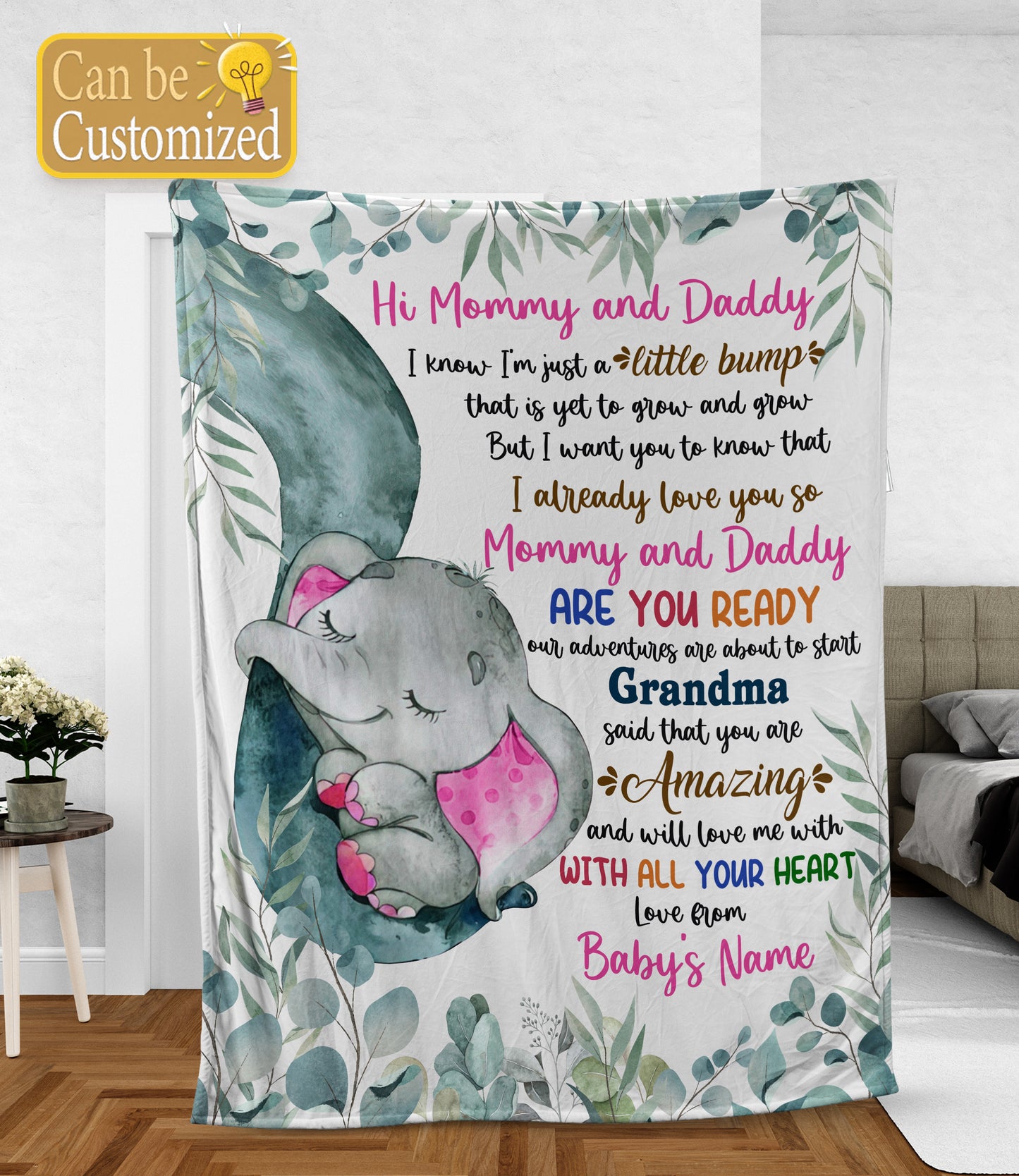 KZW040 First Mother's Day Blanket Gifts For Mother's Day