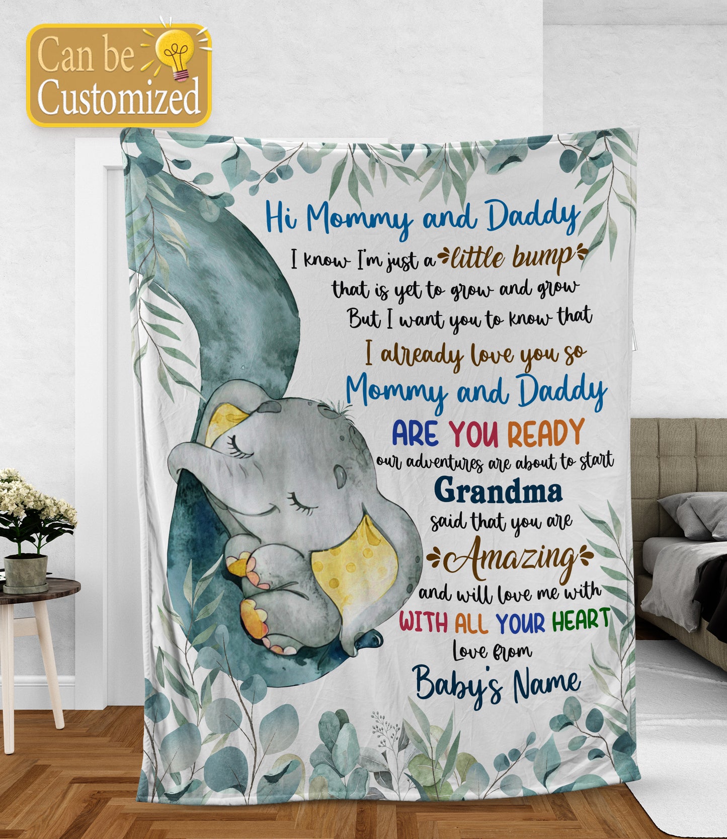 KZW040 First Mother's Day Blanket Gifts For Mother's Day