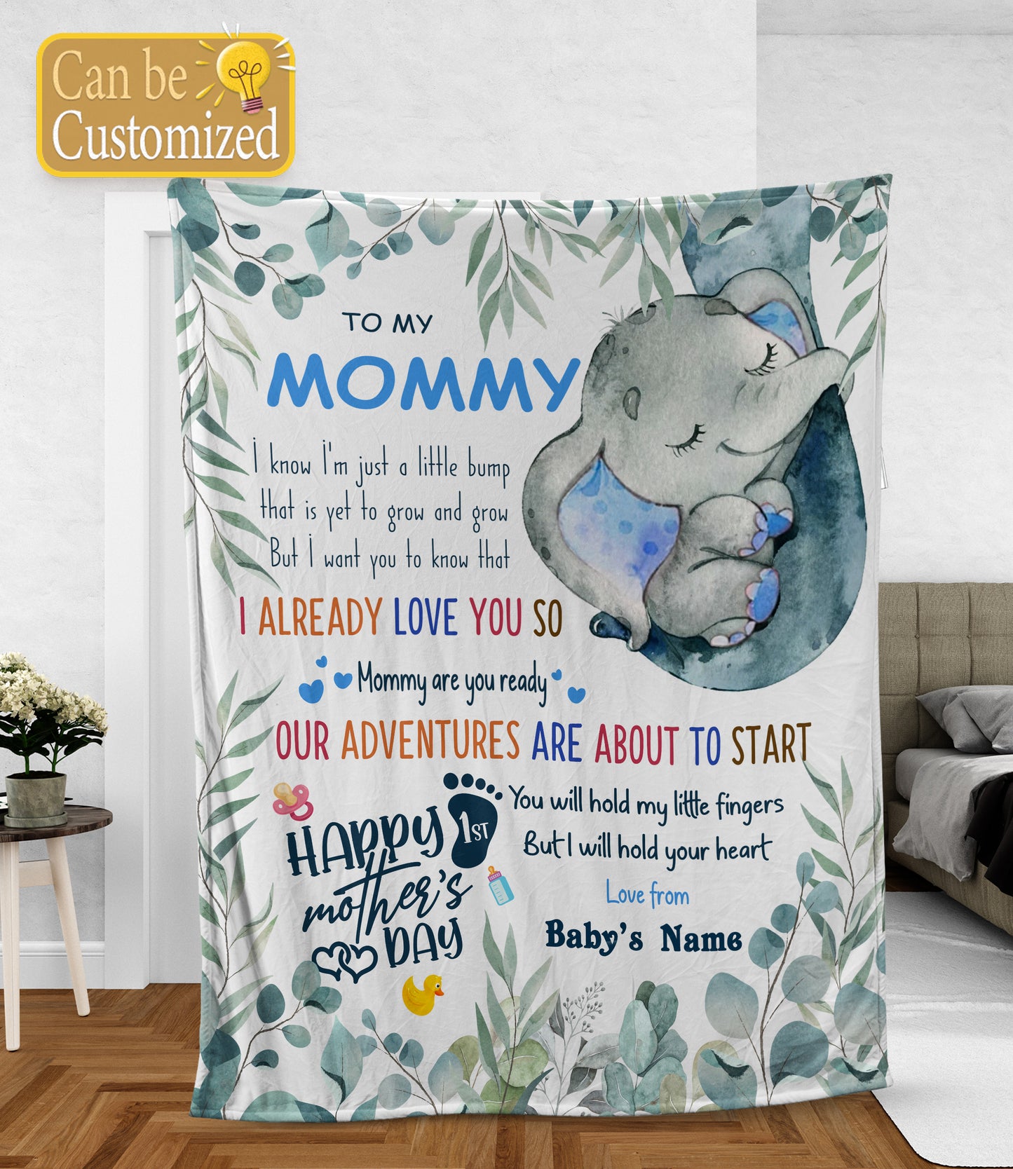 KZW041 First Mother's Day Blanket Gifts For Mother's Day