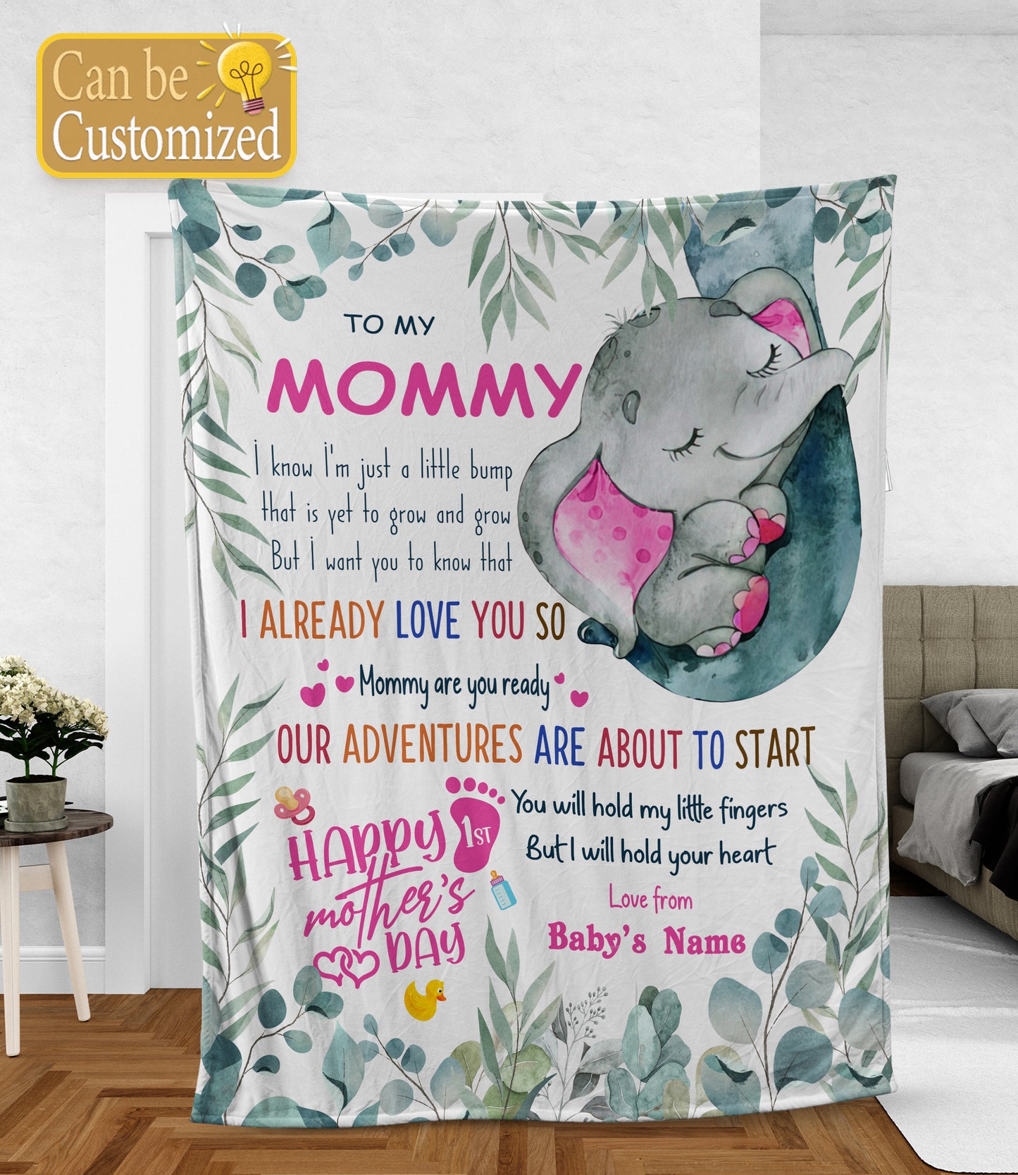 KZW041 First Mother's Day Blanket Gifts For Mother's Day