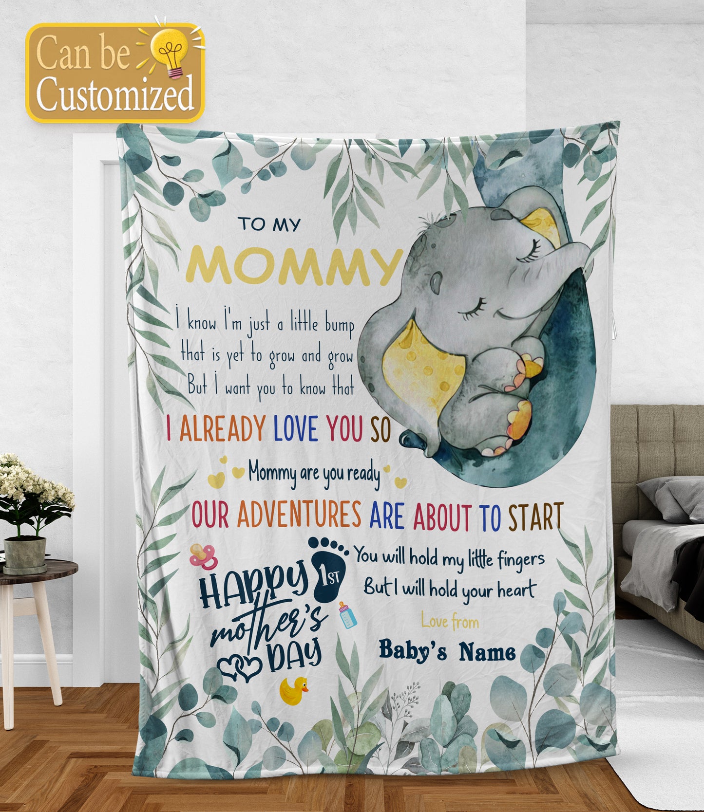 KZW041 First Mother's Day Blanket Gifts For Mother's Day