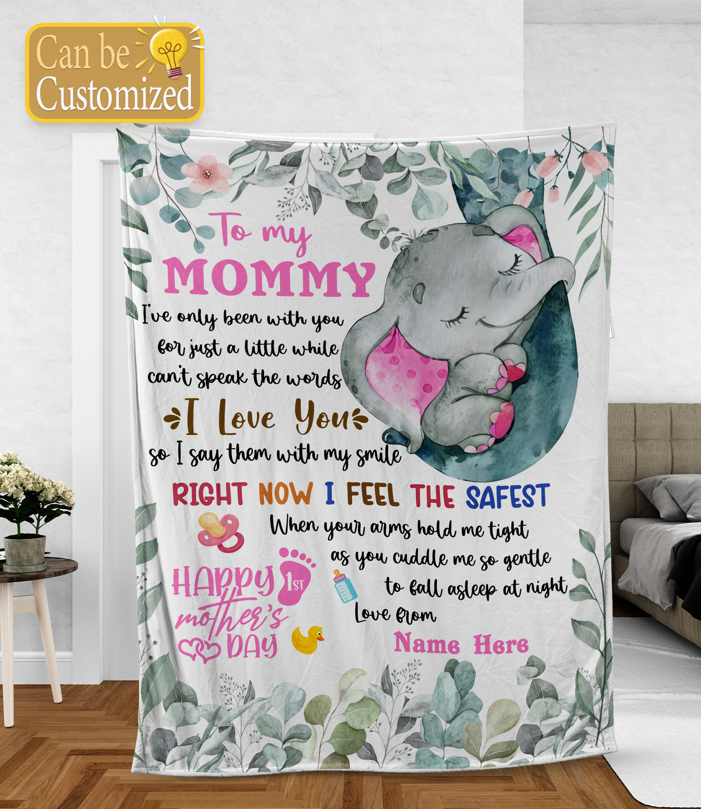 KZW032 First Mother's Day Blanket Gifts For Mother's Day