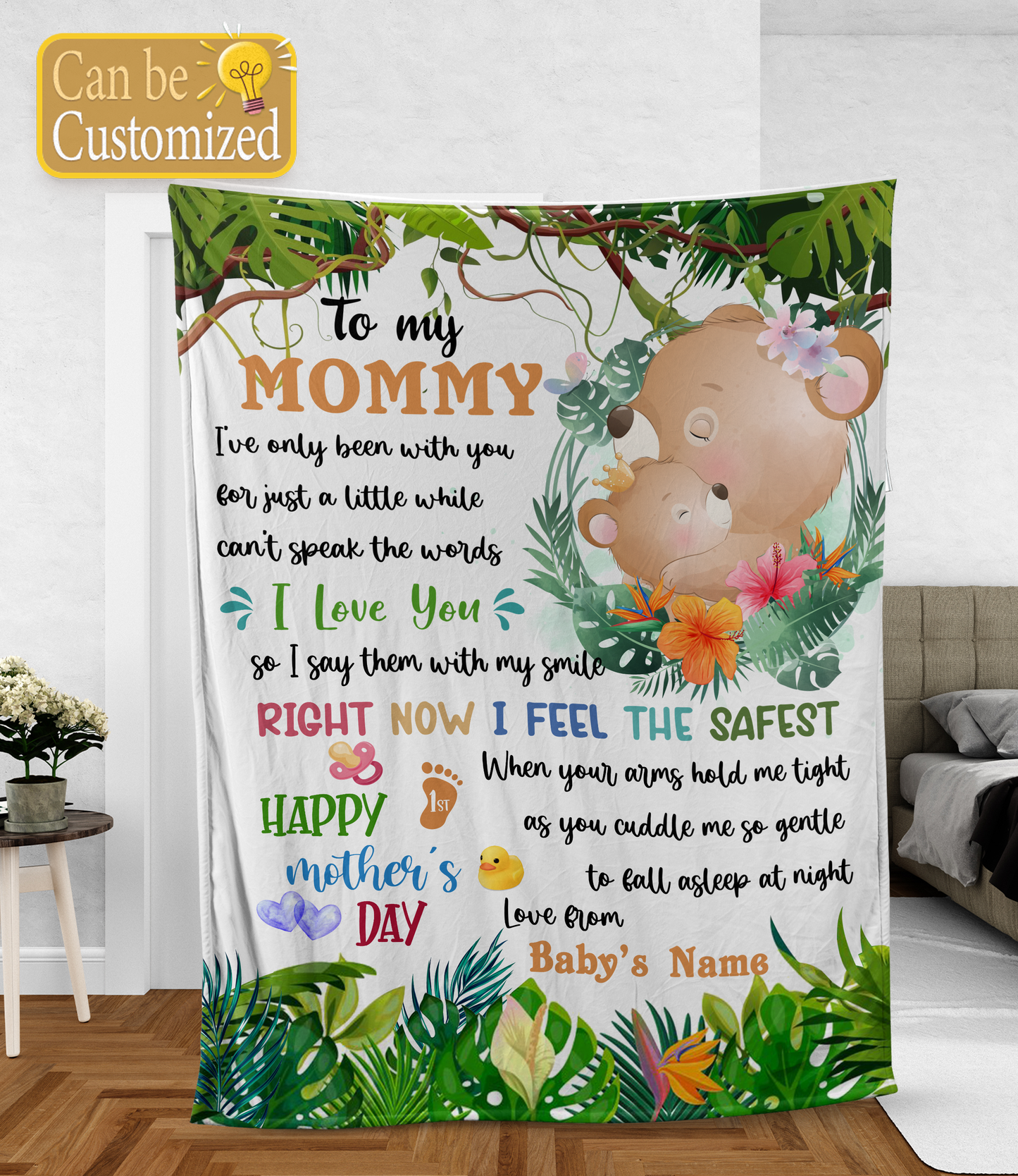 KZW033 First Mother's Day Blanket Gifts For Mother's Day