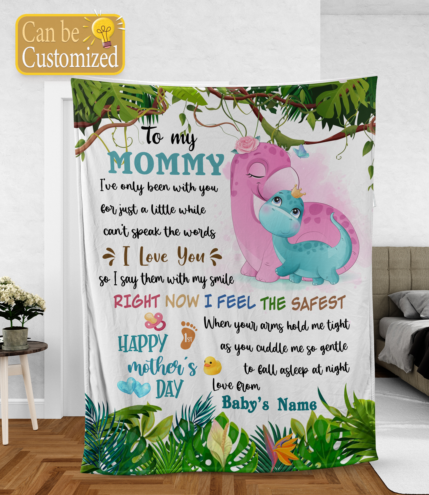 KZW034 First Mother's Day Blanket Gifts For Mother's Day