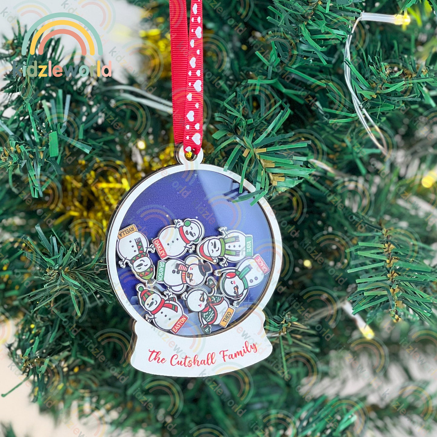 Custom Christmas Ornament, Diy Christmas Ornament, Personalized Family Christmas Tree Ornaments