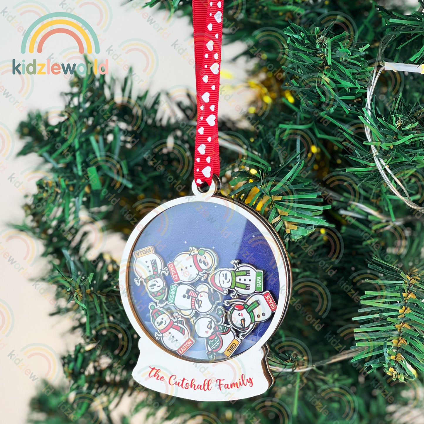 Custom Christmas Ornament, Diy Christmas Ornament, Personalized Family Christmas Tree Ornaments