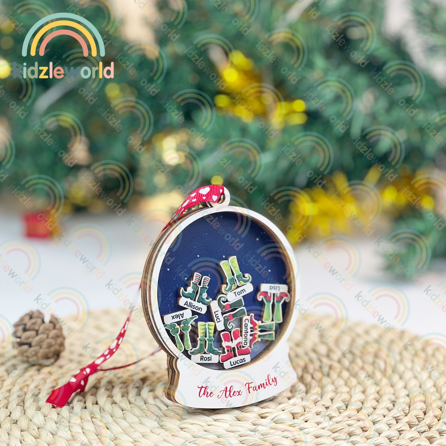 Unique Handmade Christmas Ornaments, Christmas Tree Ornaments, Xmas Ornaments Personalized, Family Ornaments