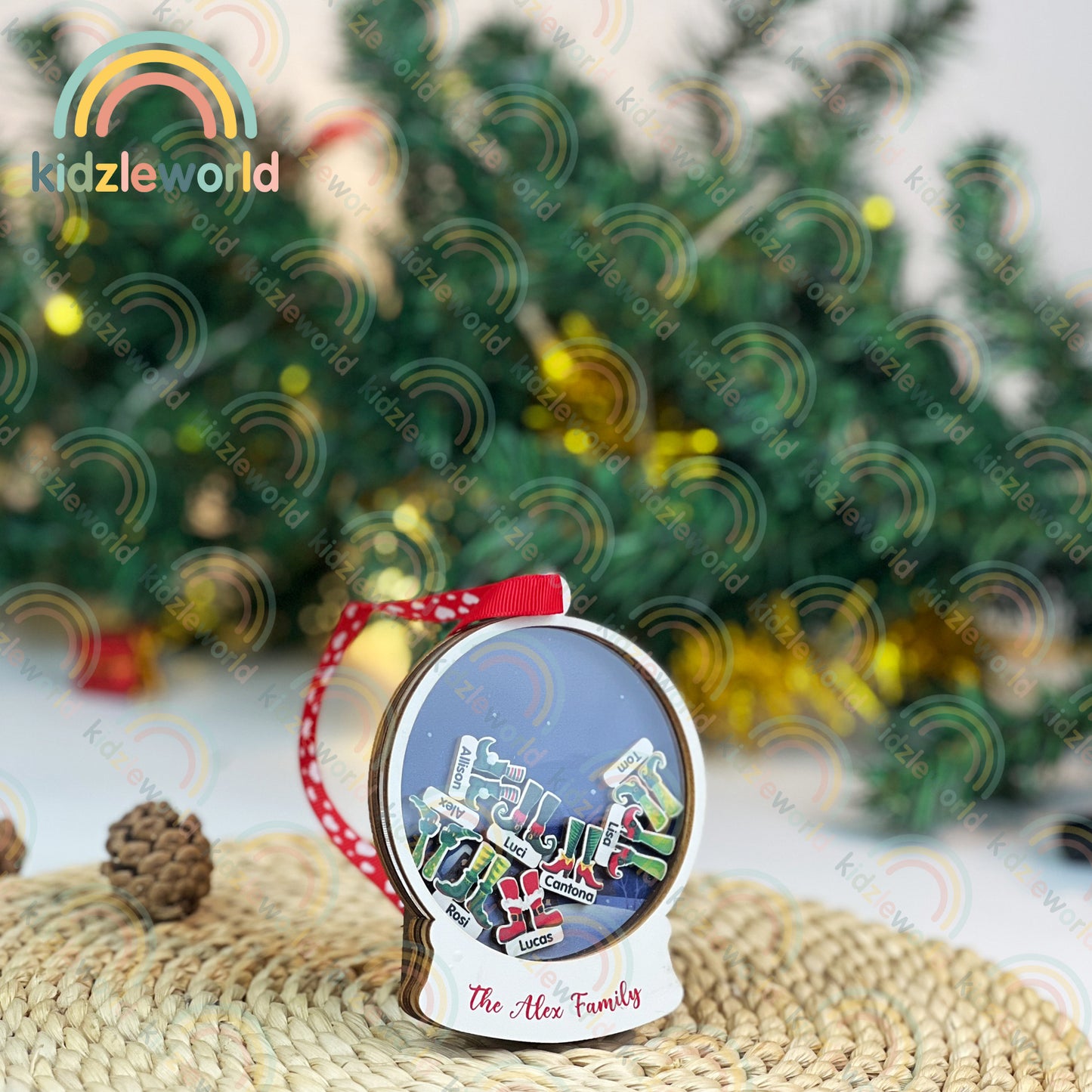 Unique Handmade Christmas Ornaments, Christmas Tree Ornaments, Xmas Ornaments Personalized, Family Ornaments