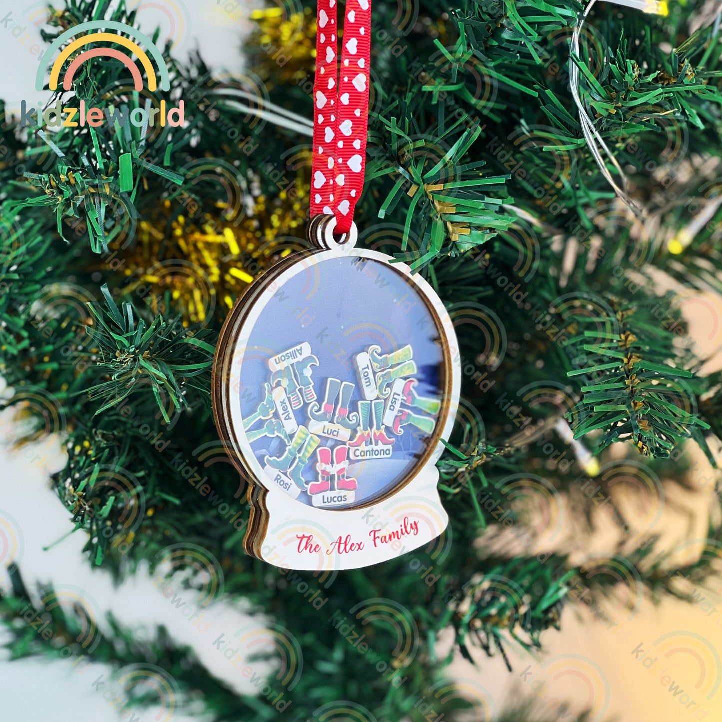 Unique Handmade Christmas Ornaments, Christmas Tree Ornaments, Xmas Ornaments Personalized, Family Ornaments