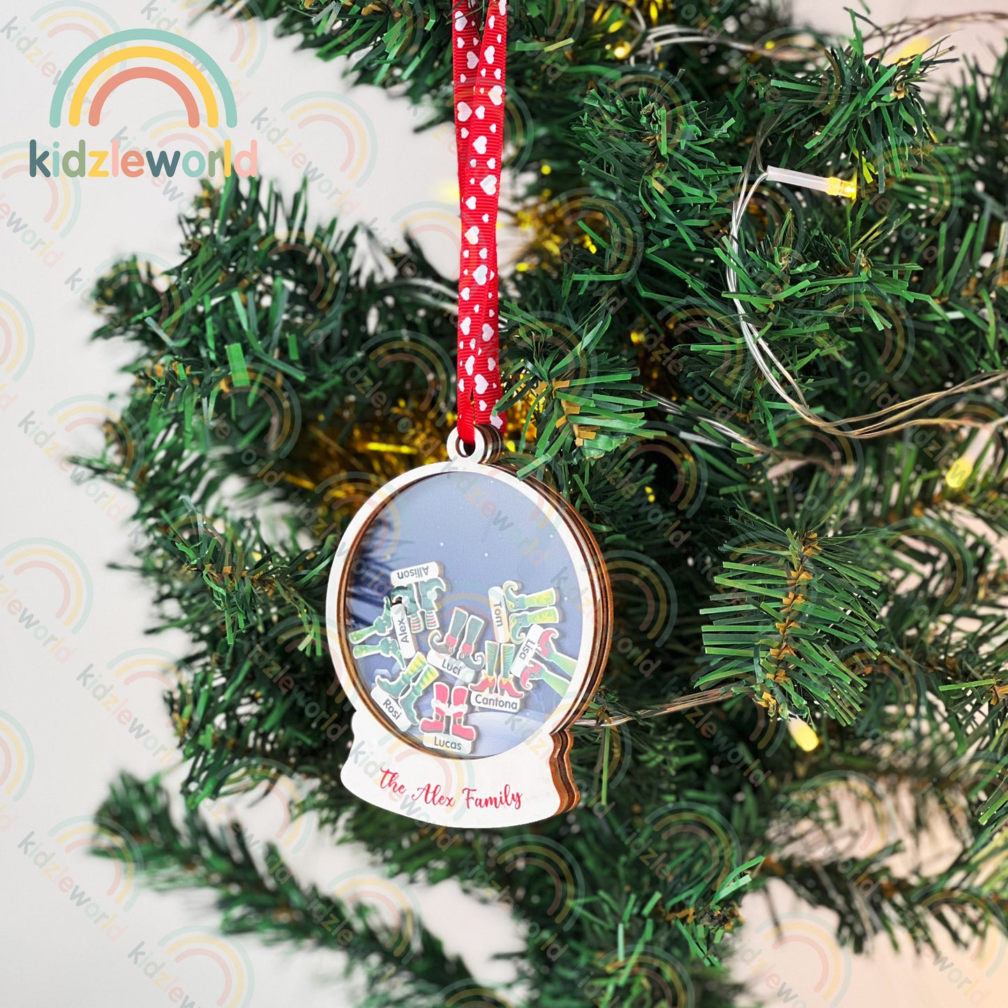 Unique Handmade Christmas Ornaments, Christmas Tree Ornaments, Xmas Ornaments Personalized, Family Ornaments