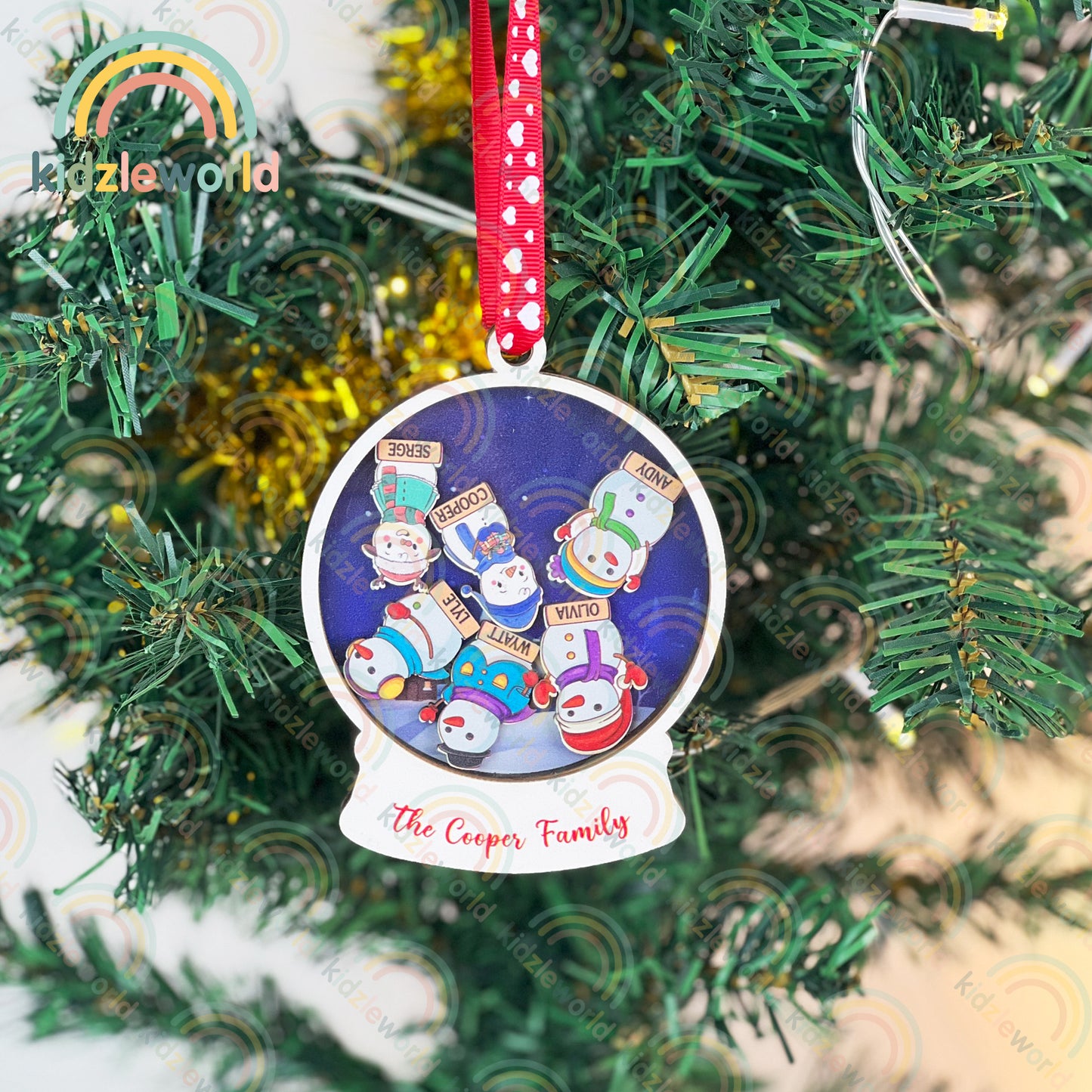 Personalized Snowman Family Christmas Ornaments, Diy Family Christmas Ornaments, Holiday Family ornaments, Unique ornaments