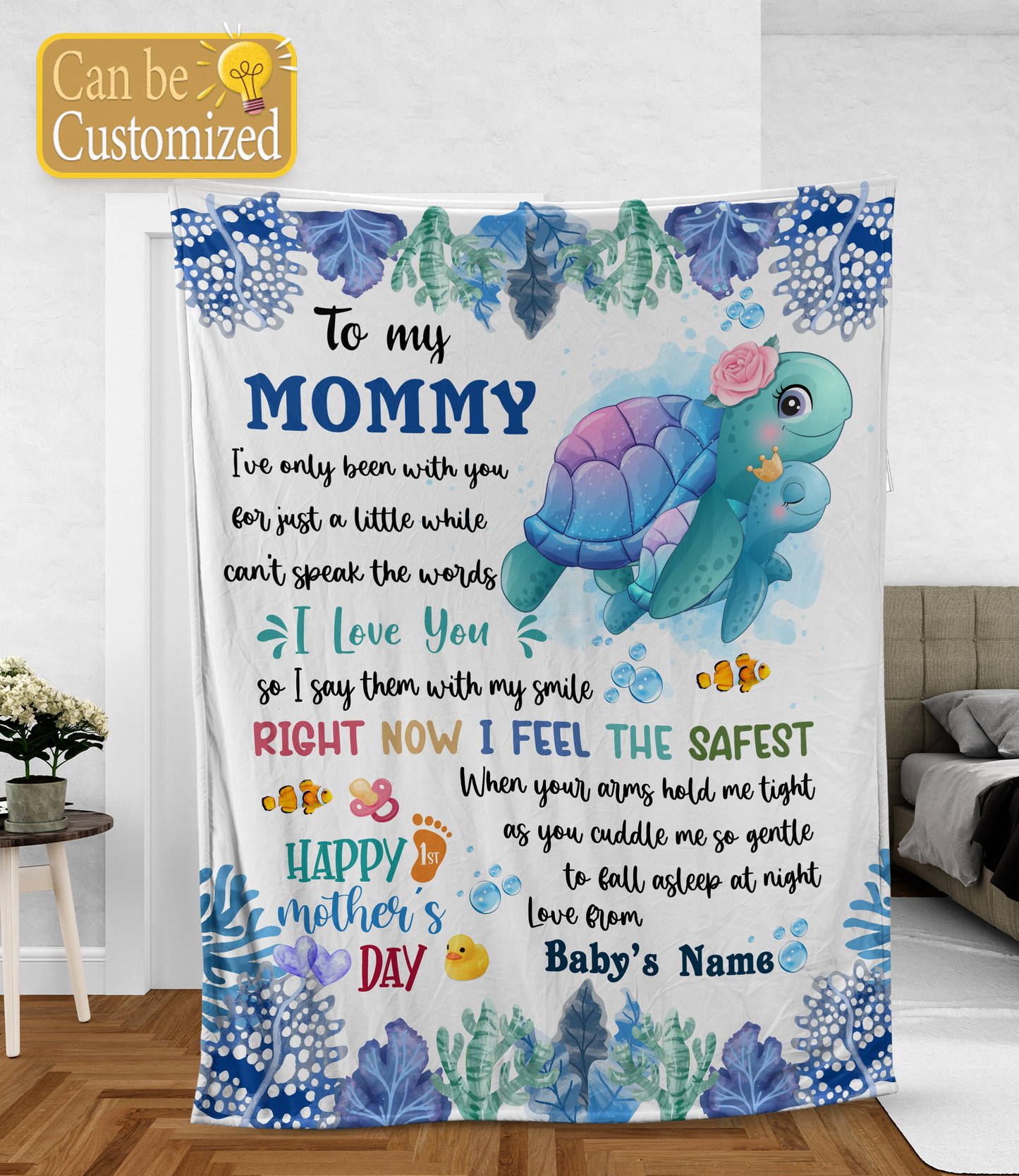 KZW036 First Mother's Day Blanket Gifts For Mother's Day