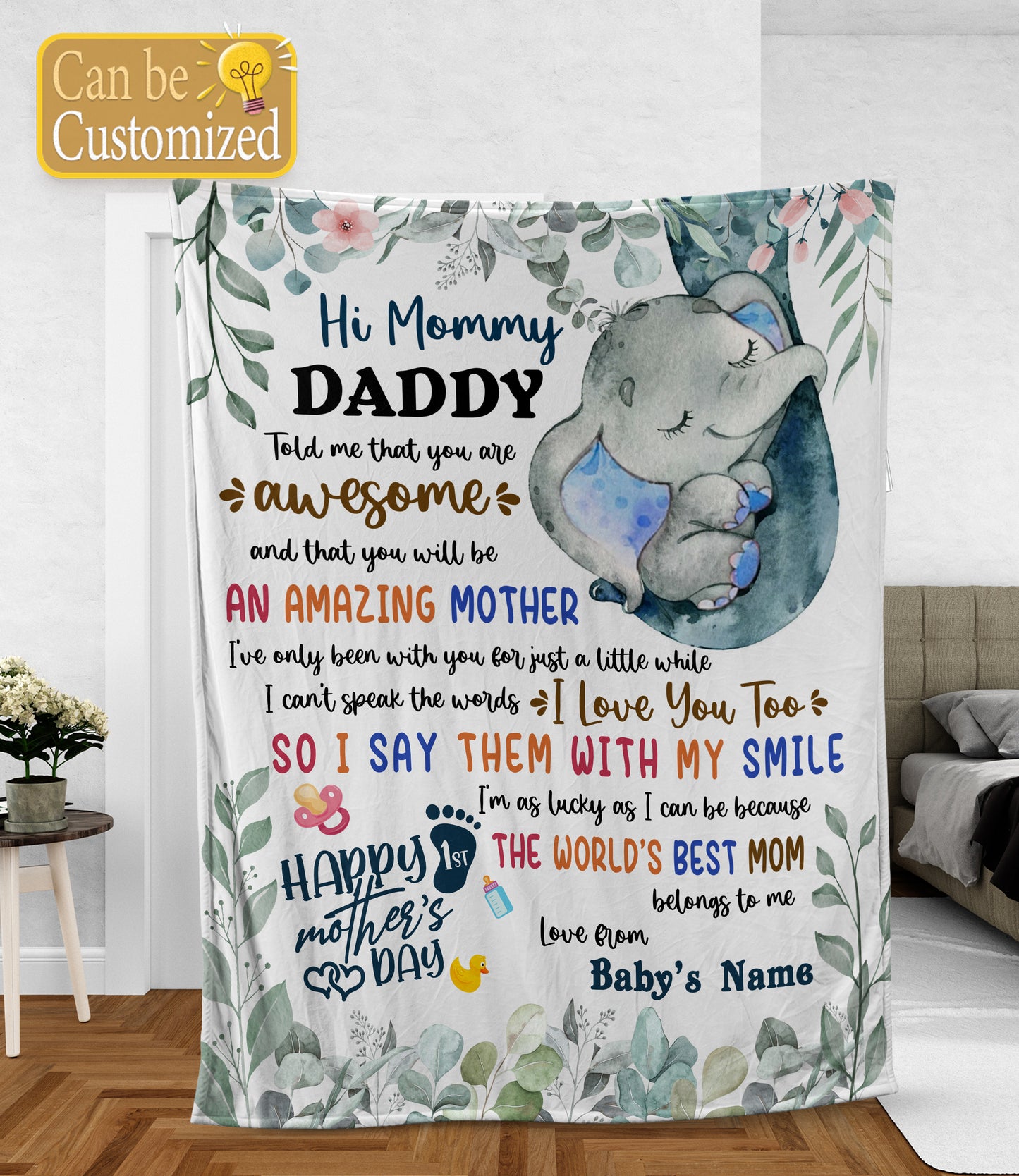 KZW039 First Mother's Day Blanket Gifts For Mother's Day