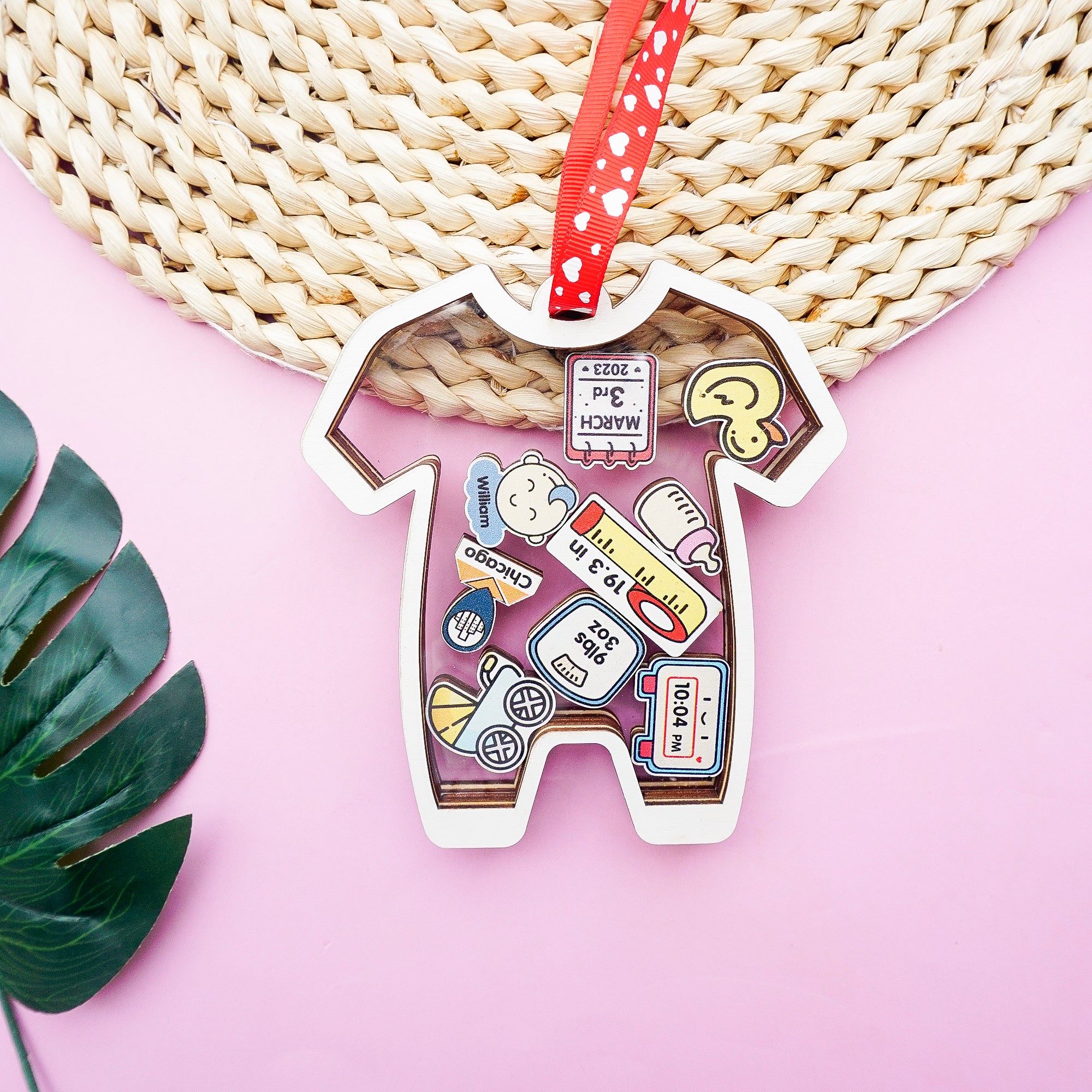 Babys First Christmas Ornament, Personalized Baby Ornaments Christmas