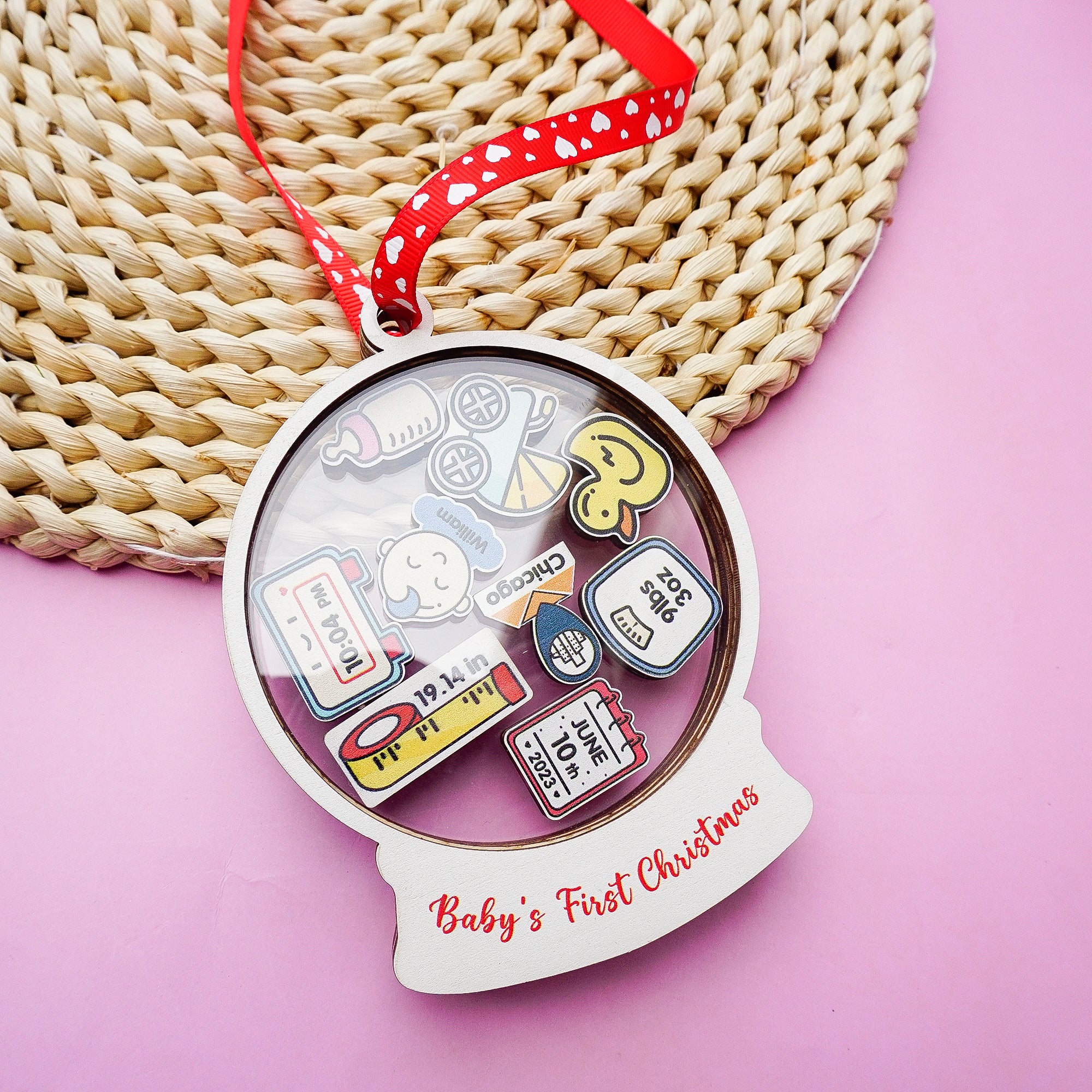 Baby Ornament Personalized Baby Ornaments Christmas