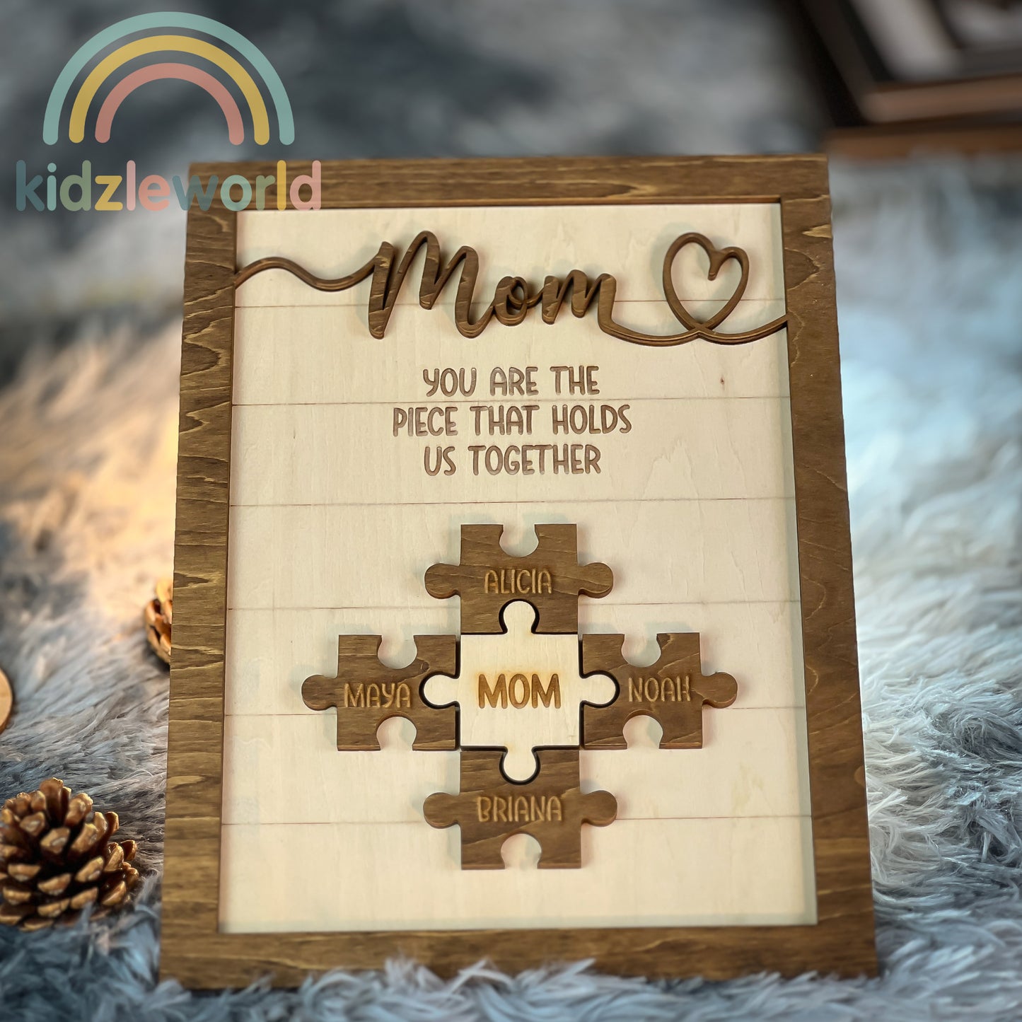 KZW055 Mother Day Gifts Wooden Sign