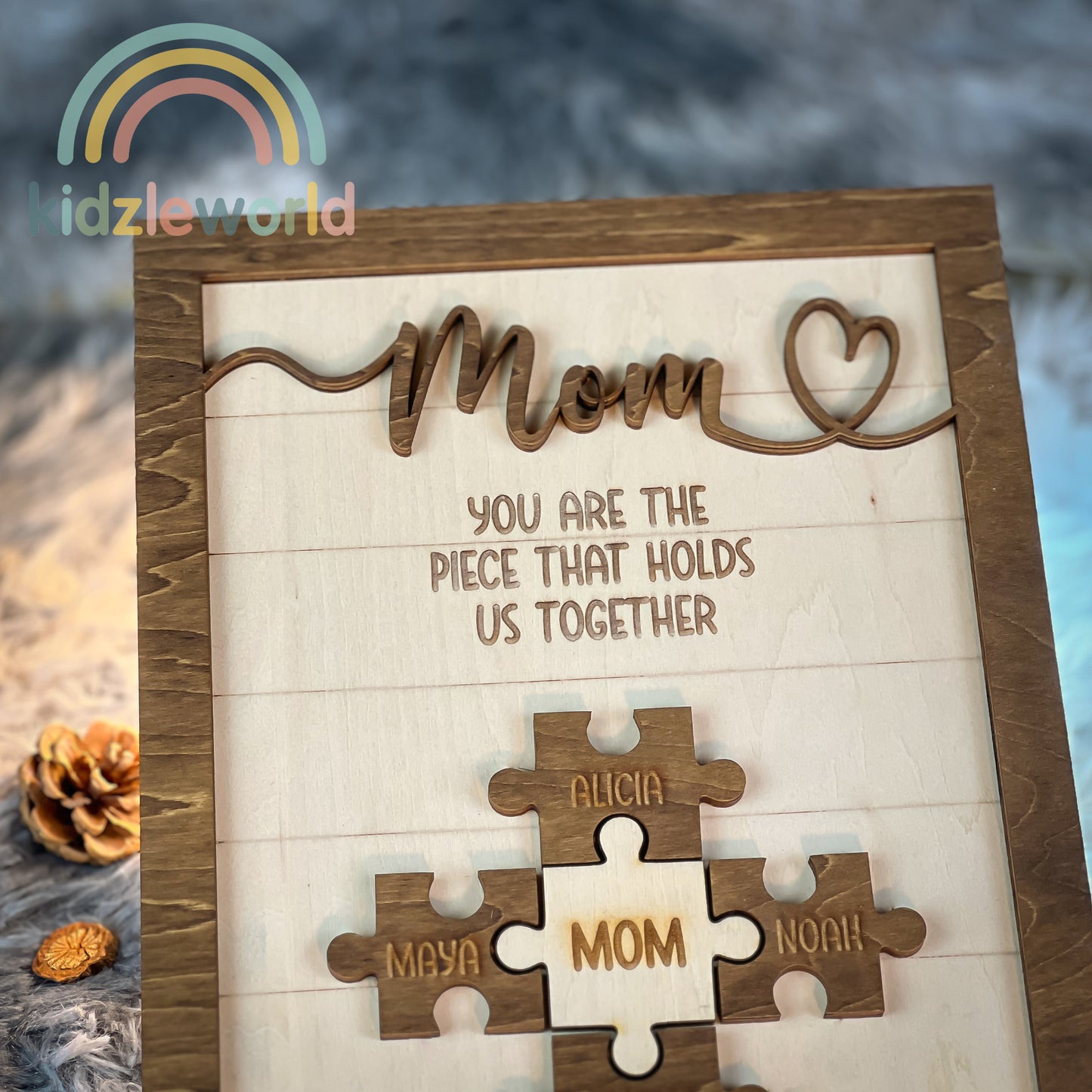 KZW055 Mother Day Gifts Wooden Sign